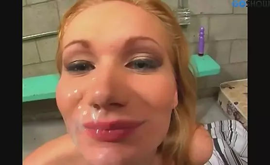 Blonde Loves BlowBang Facial