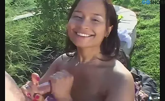 Outdoor Blowjob Makes Him Cum Wild